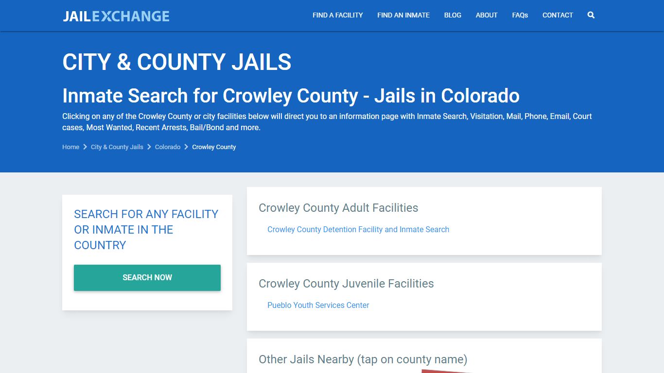 Crowley County Jail Inmates | Arrests | Mugshots | CO